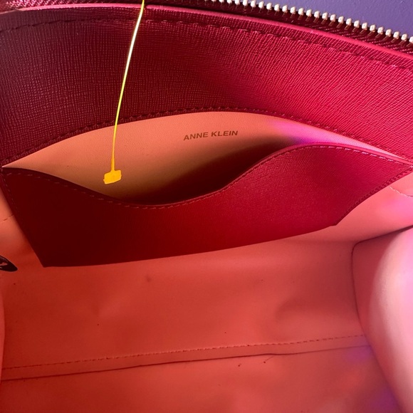 Anne Klein Cherry Red Shoulder Bag - Picture 5 of 14